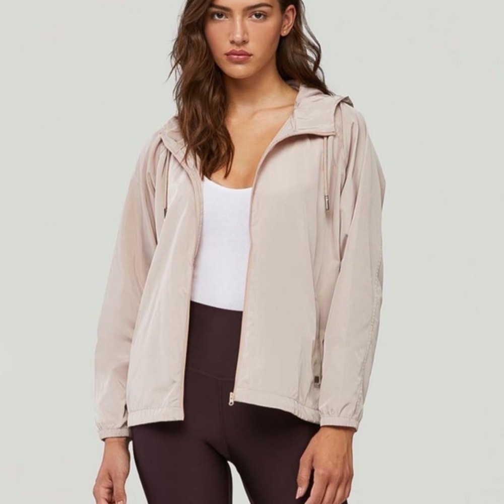 Soia Kyo Jacket Pink Oaklynn Spring Rain Vented Hoodie